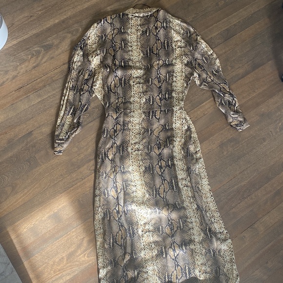 NWOT Zara Snake-print Dress - Picture 5 of 5